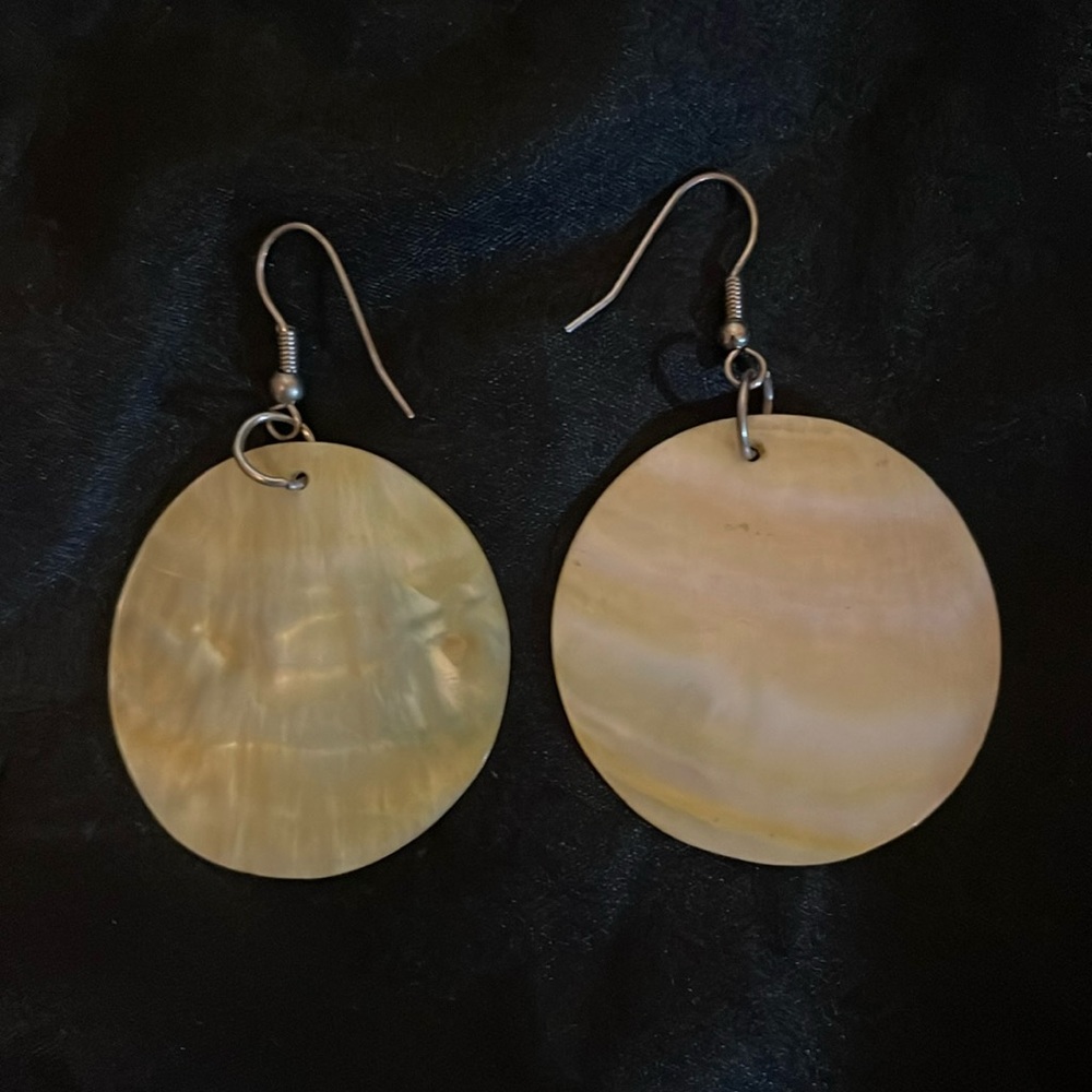 Seashells round earrings new